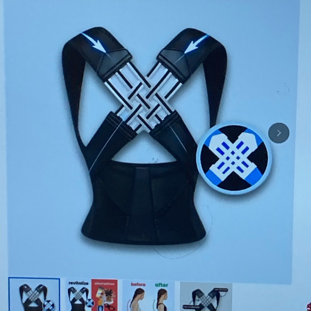 Adjustable Black Posture Corrector